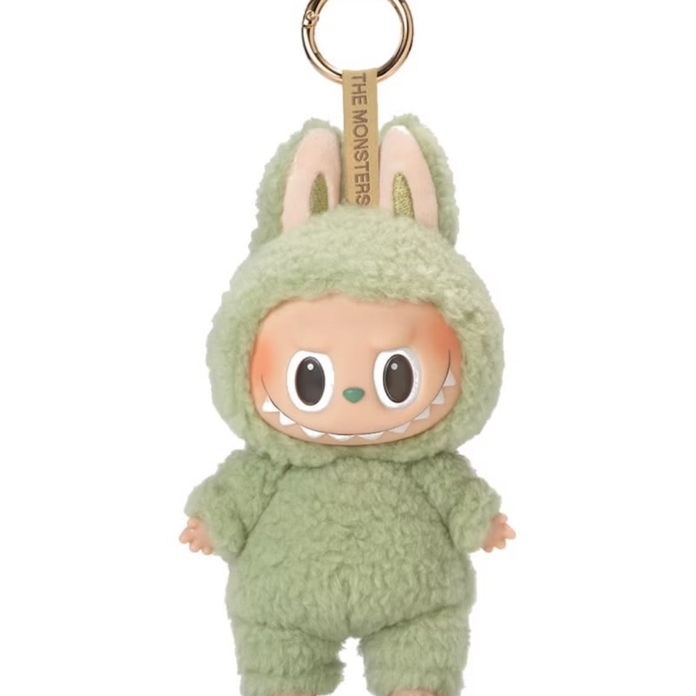Green Monster Plush Keychain